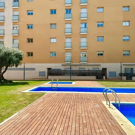 New! Con 2 Piscinas, Parque Infantil, A 1 Min De La Playa Apartment *
