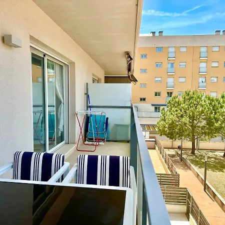 New! Con 2 Piscinas, Parque Infantil, A 1 Min De La Playa Lägenhet *