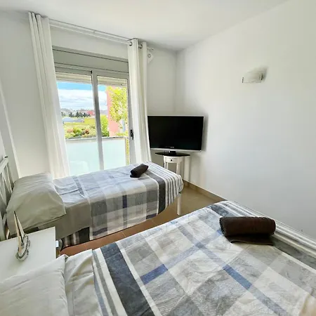 New! Con 2 Piscinas, Parque Infantil, A 1 Min De La Playa Lägenhet